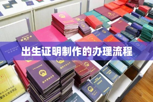 庄浪出生证明制作的办理流程