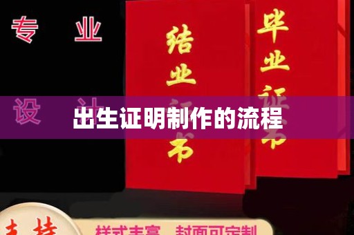 庄浪出生证明制作的流程