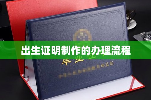 庄浪出生证明制作的办理流程