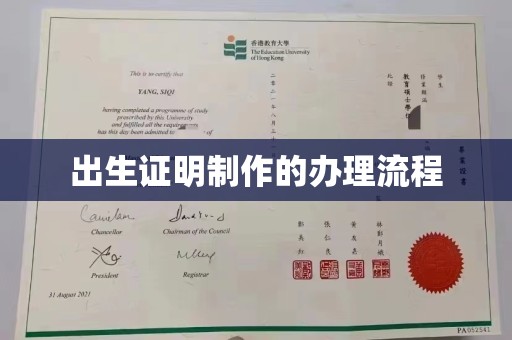 庄浪出生证明制作的办理流程