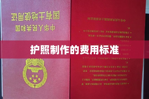 庄浪护照制作的费用标准
