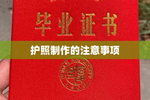 庄浪护照制作的注意事项